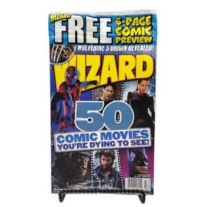 Wizard 118 Comics Magazine 50 Movies Cover 2 Sealed Bagged New X-Men Batman 2001
